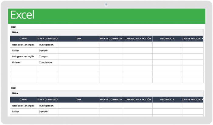 Plantillas Gratuitas De Plan De Marketing En Redes Sociales Smartsheet