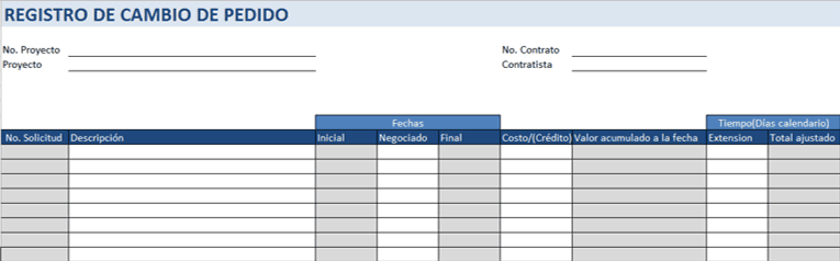 Plantillas Gratis De Excel Para Proy De Construccion