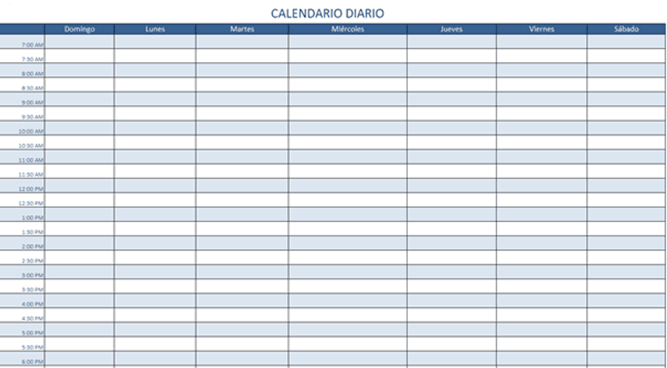 Plantillas de Excel gratis para crear calendarios