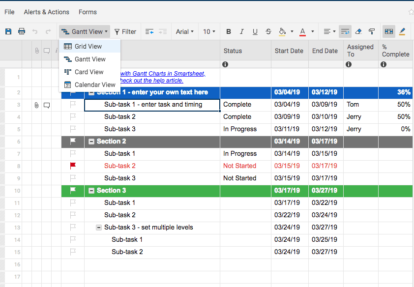 Diagramas De Gantt Gratuitos En Excel Plantillas Tutoriales Y Videos 8333