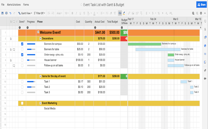 Como Crear Una Linea De Tiempo En Excel Plantilla Y Tutorial Smartsheet