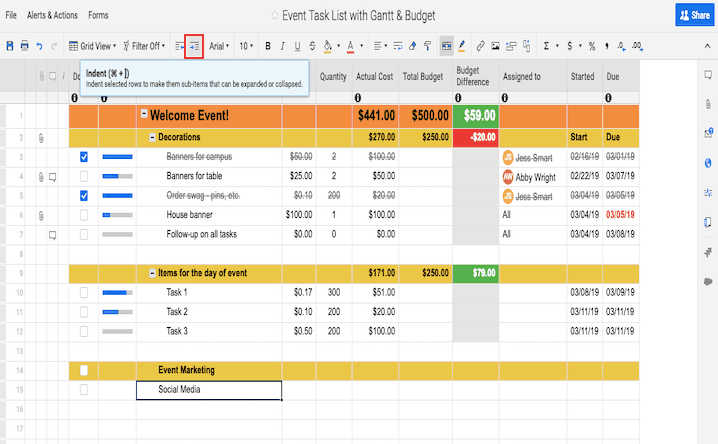 Como Crear Una Linea De Tiempo En Excel Plantilla Y Tutorial Smartsheet