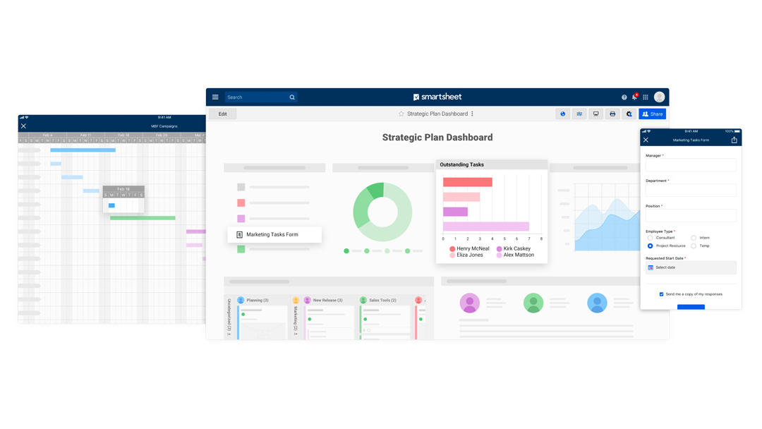 Soluciones Para Gestión De Proyectos Empresariales De Smartsheet