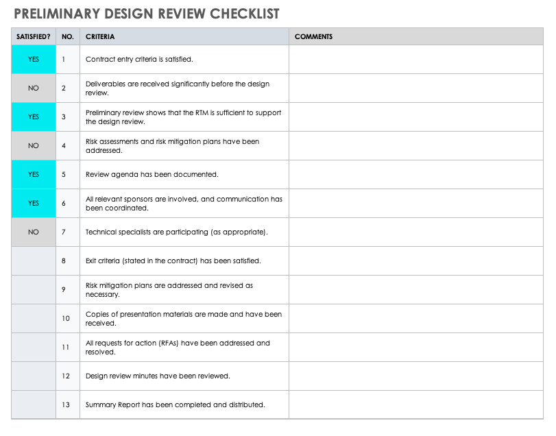 Design Review Template