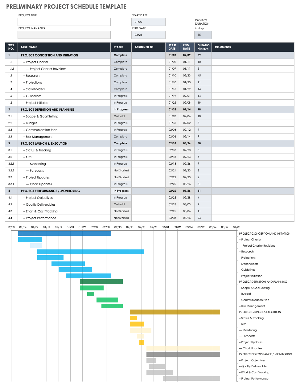 Preliminary Plan Example