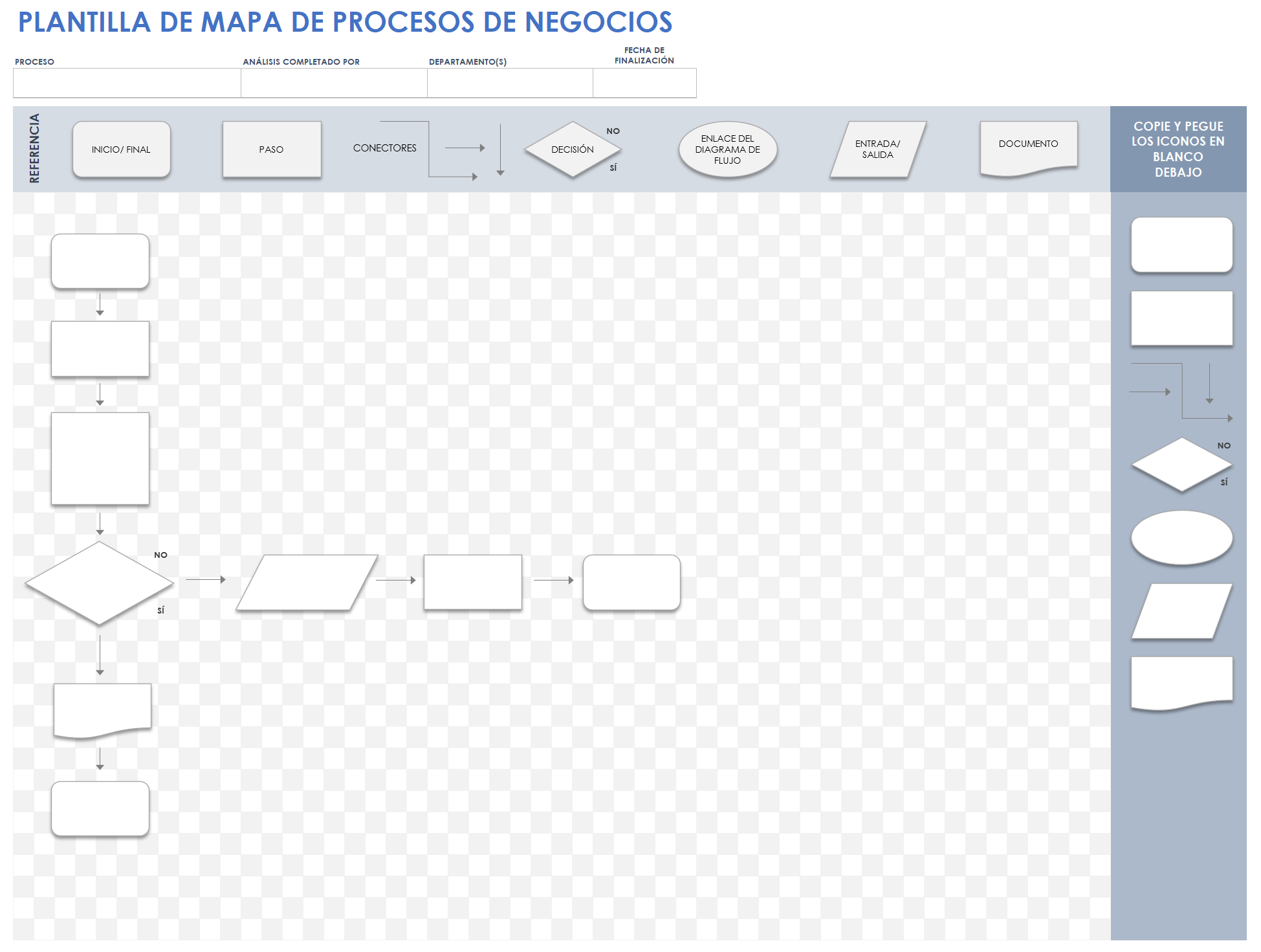 plantilla de diagrama de flujo de aprobación