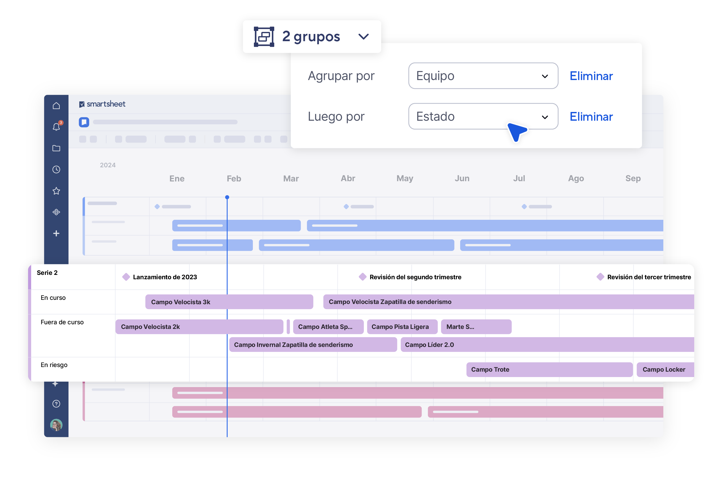 Features Timeline View