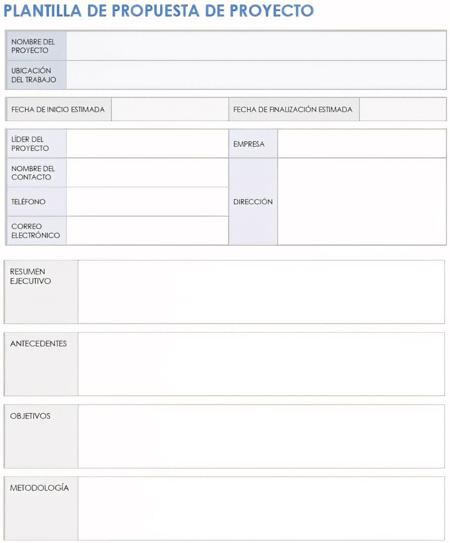  Plantilla de propuesta de proyecto