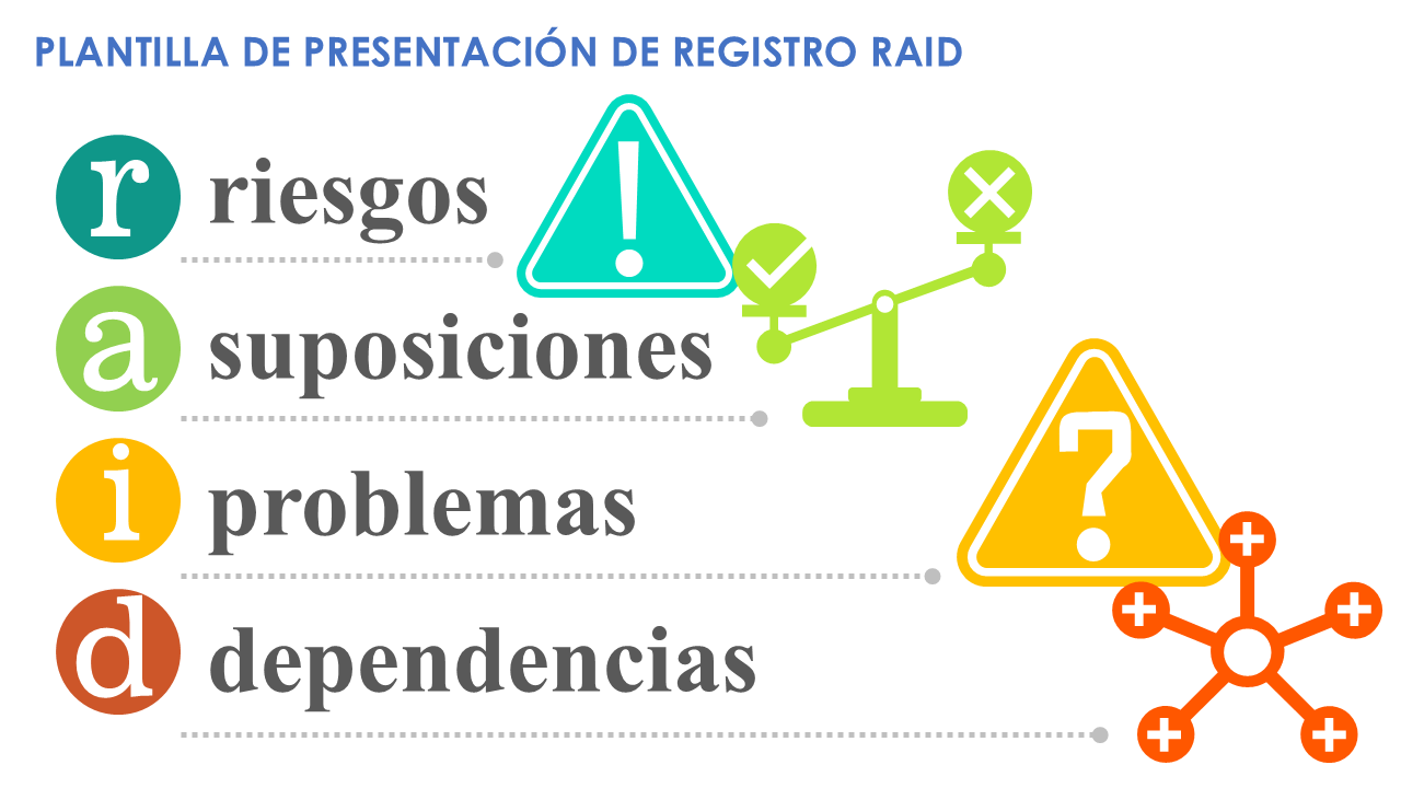  Plantilla de presentación de registro RAID