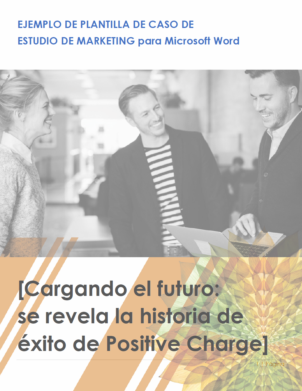 Plantilla de estudio de caso de marketing para Microsoft Word