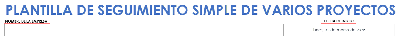 nombre de la empresa para el seguimiento de proyectos
