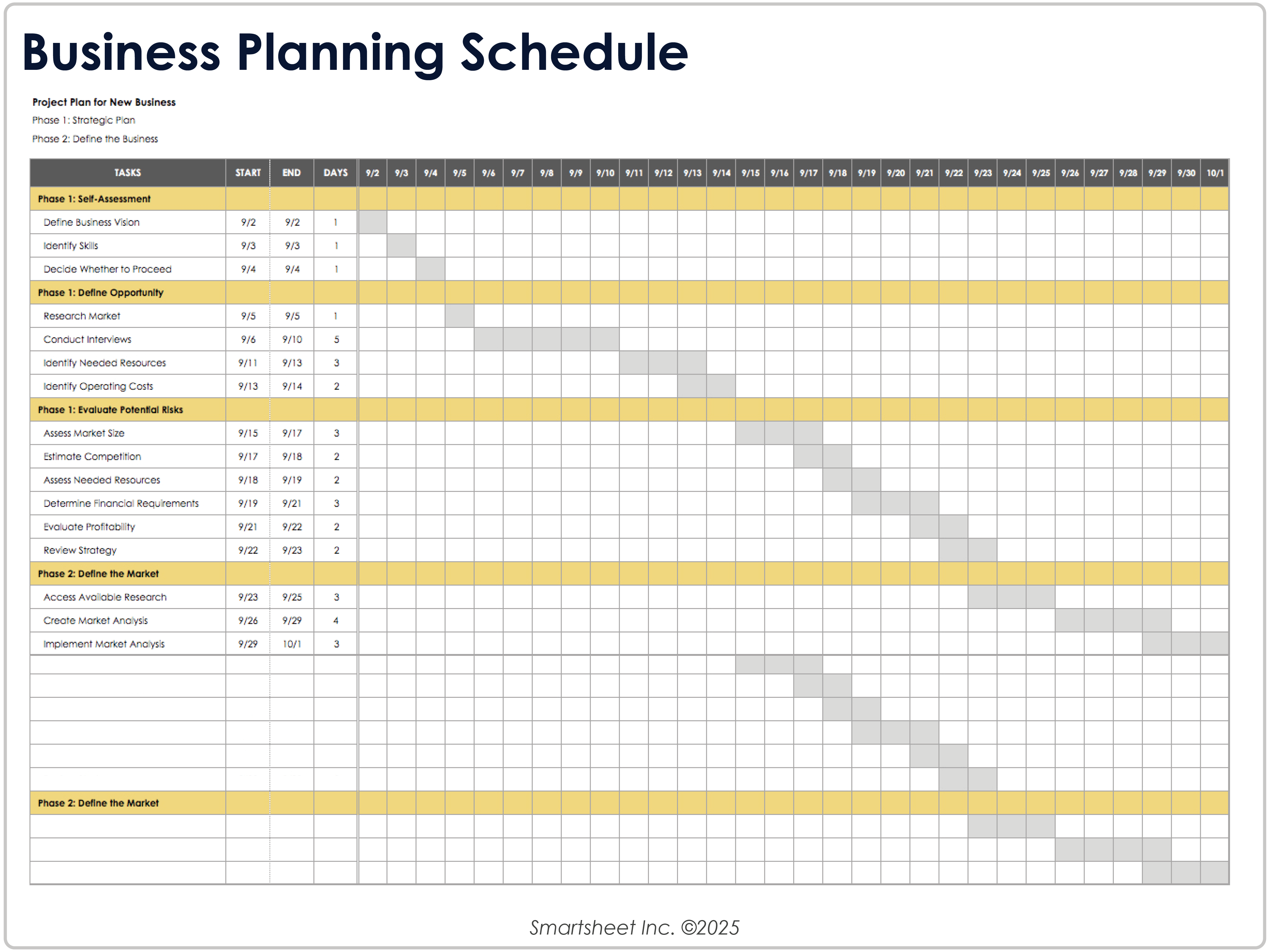 Business Planning Schedule 9026