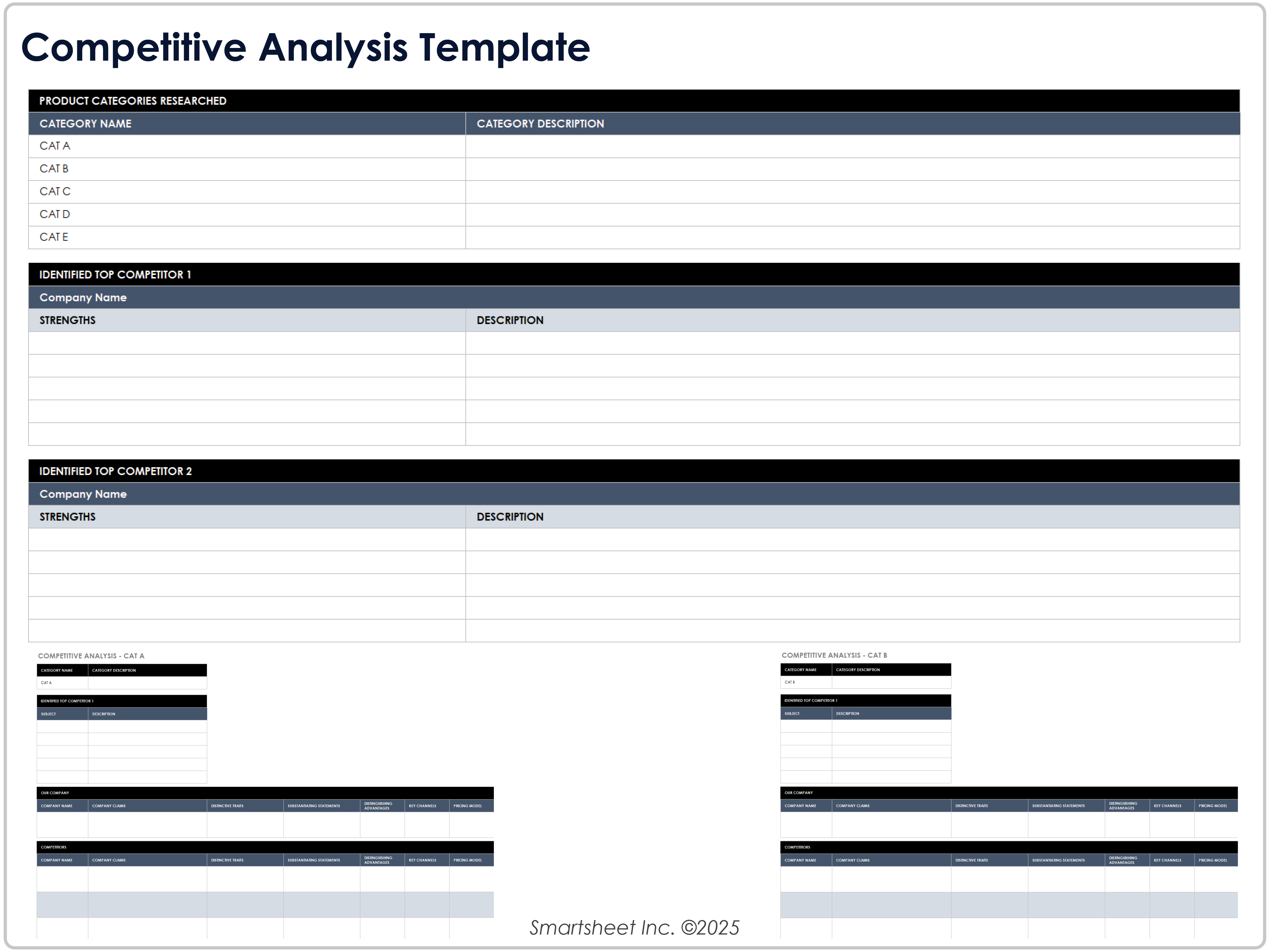 Competitive Analysis Template 9026
