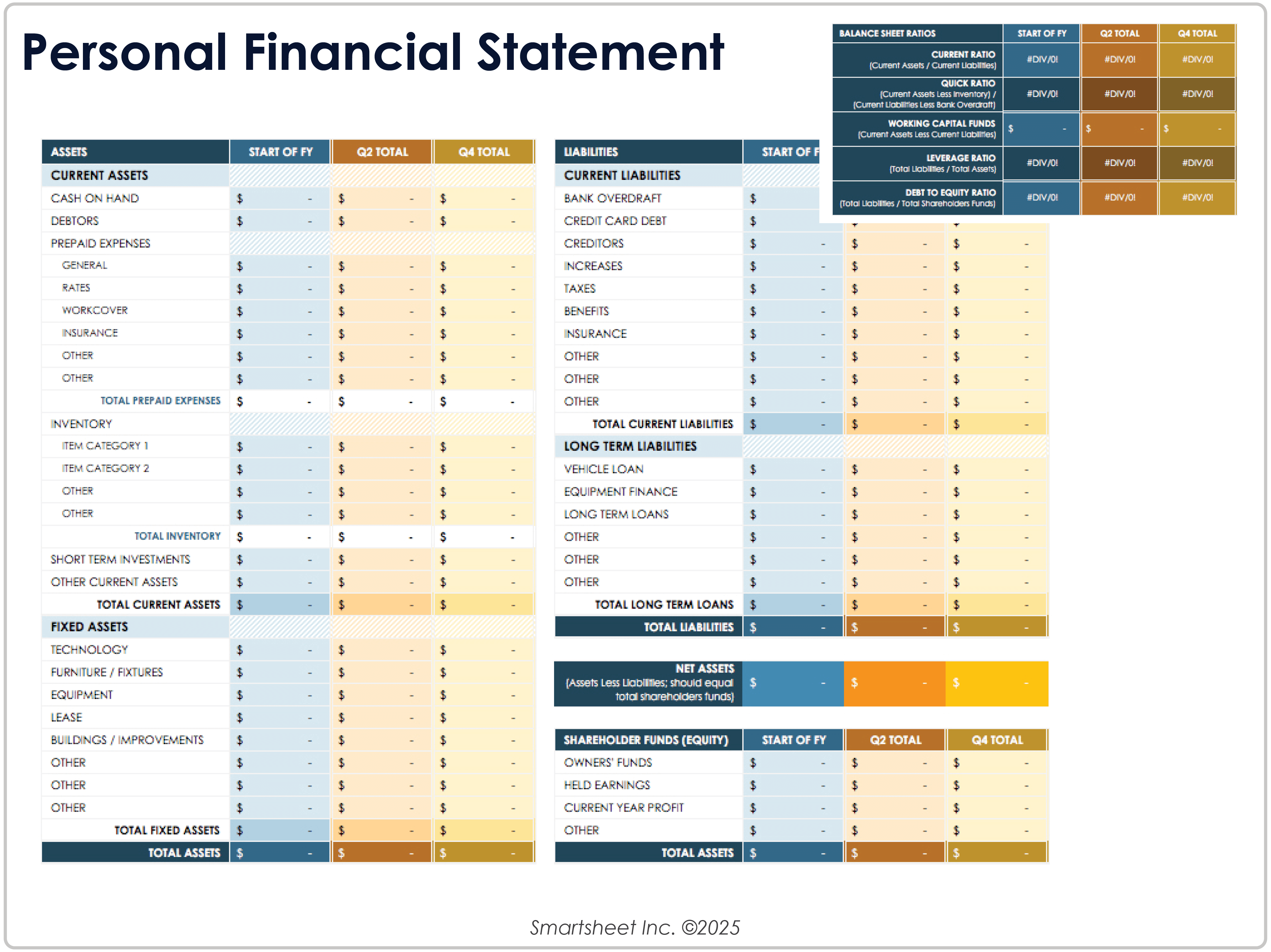 Personal Finanancial Statement 9026