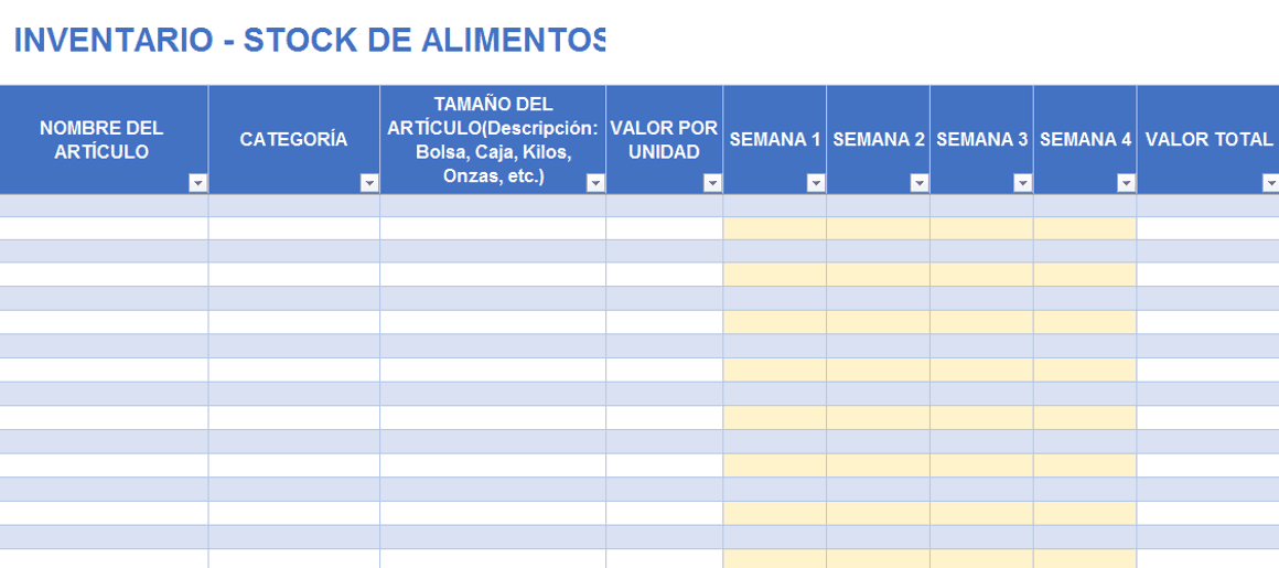 Plantillas Gratis De Inventario En Excel Smartsheet