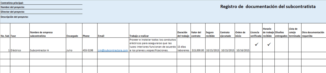 Plantillas Gratis De Excel Para Proy De Construccion