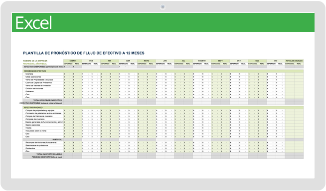 Plantillas gratuitas de pronóstico de flujo de caja | Smartsheet