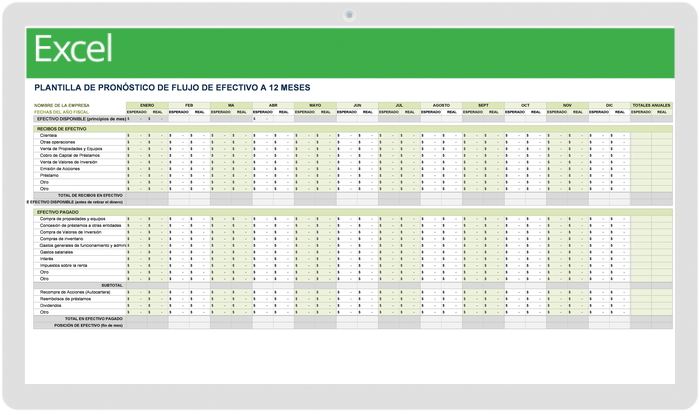 Plantillas gratuitas de estado de flujo de efectivo | Smartsheet