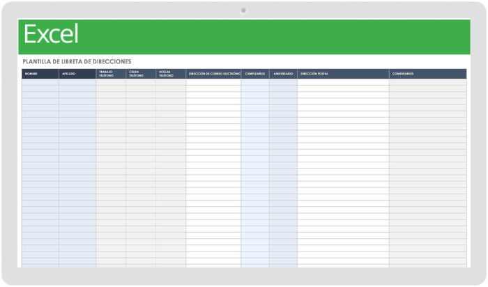 Plantillas Gratuitas De Lista De Contactos Smartsheet 2356