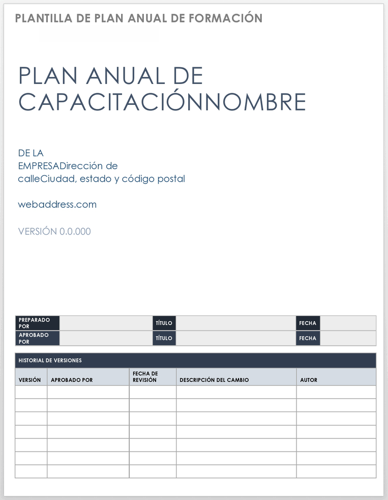 Plantillas gratuitas de planes de capacitación para uso empresarial |  Smartsheet