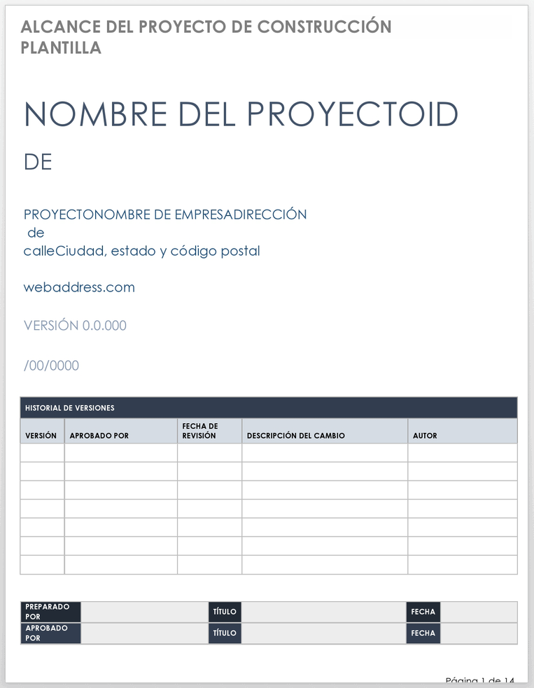 Plantillas gratuitas para el alcance del proyecto | Smartsheet