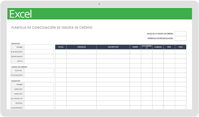 Conciliación de tarjetas de crédito