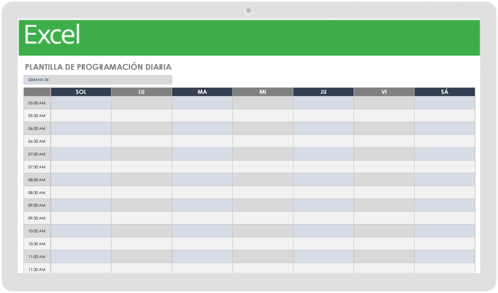 Plantillas gratuitas de cronograma de trabajo diario | Smartsheet