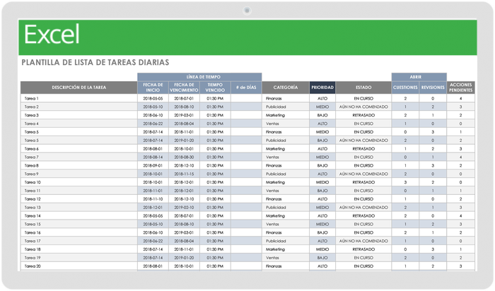 Plantillas Gratuitas De Cronograma De Trabajo Diario Smartsheet 