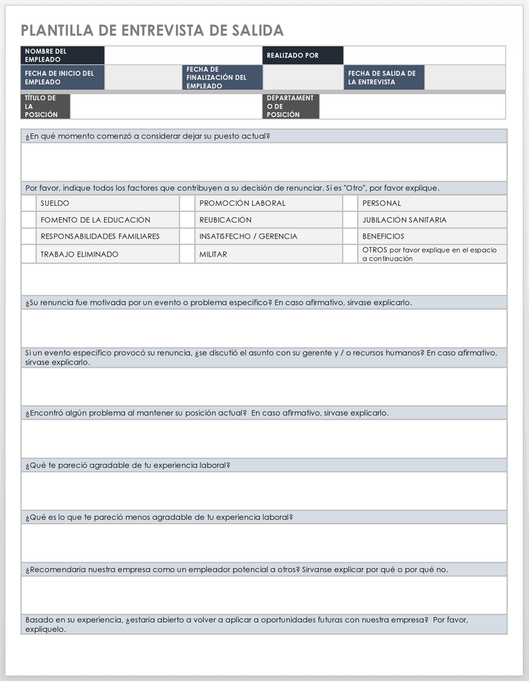 Plantillas de entrevistas y cuadros de mandos gratuitos | Smartsheet