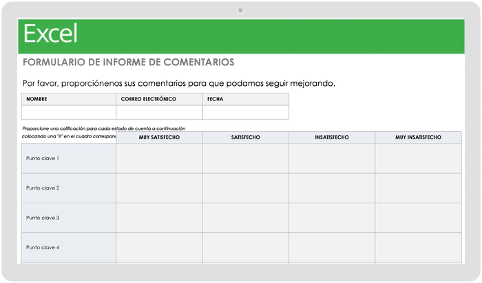 FORMULARIO DE INFORME DE COMENTARIOS