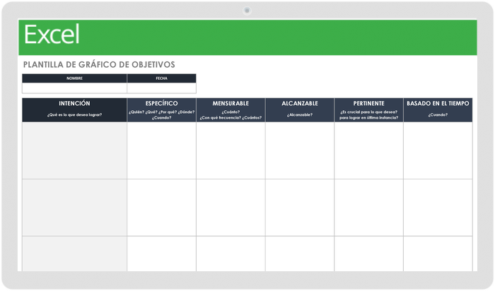 TABLA DE OBJETIVOS