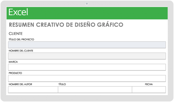 Plantillas gratuitas del brief de diseño