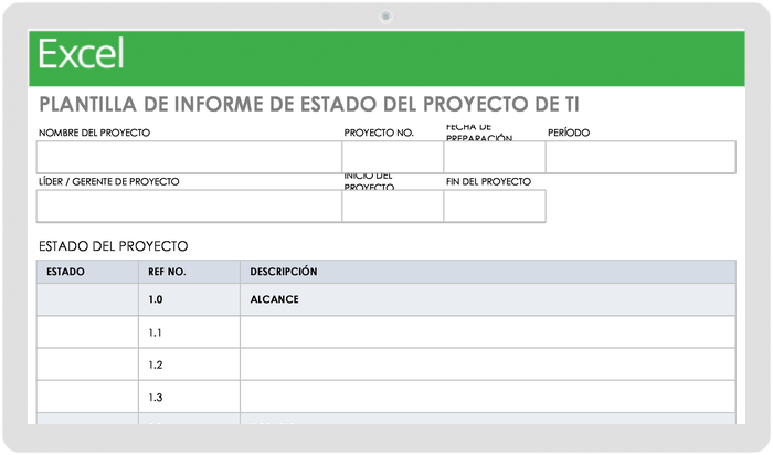 Plantillas Gratuitas De Informe De Proyectos Smartsheet