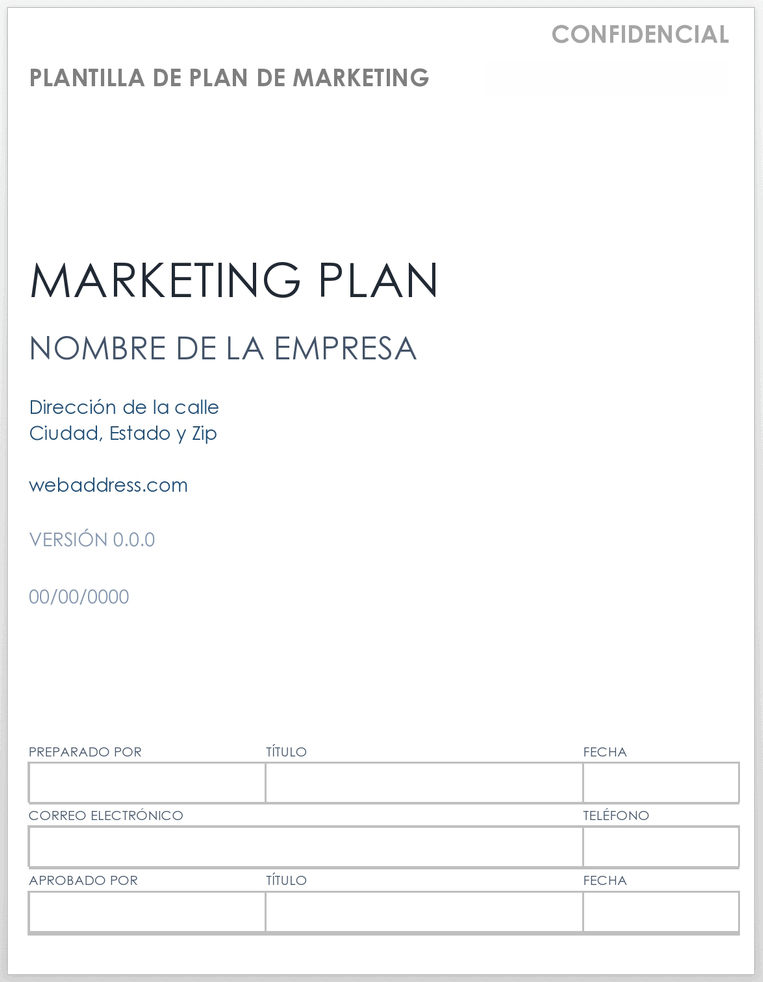 Plantillas De Planes De Marketing Con Guía Smartsheet