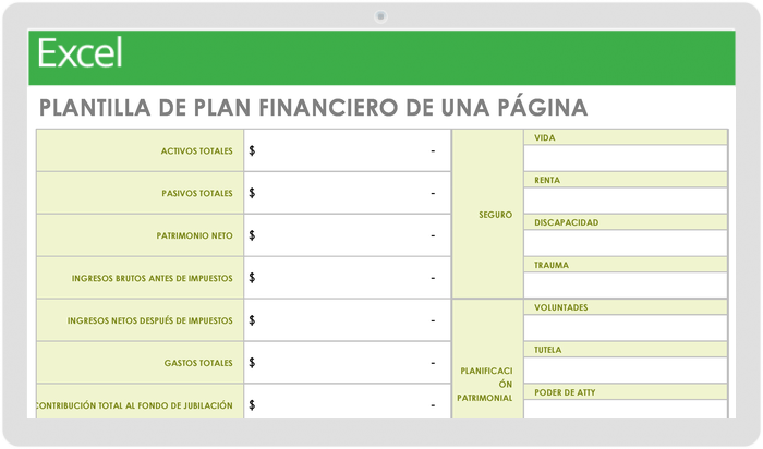 Plantillas Gratuitas De Planificación Financiera Smartsheet 0344