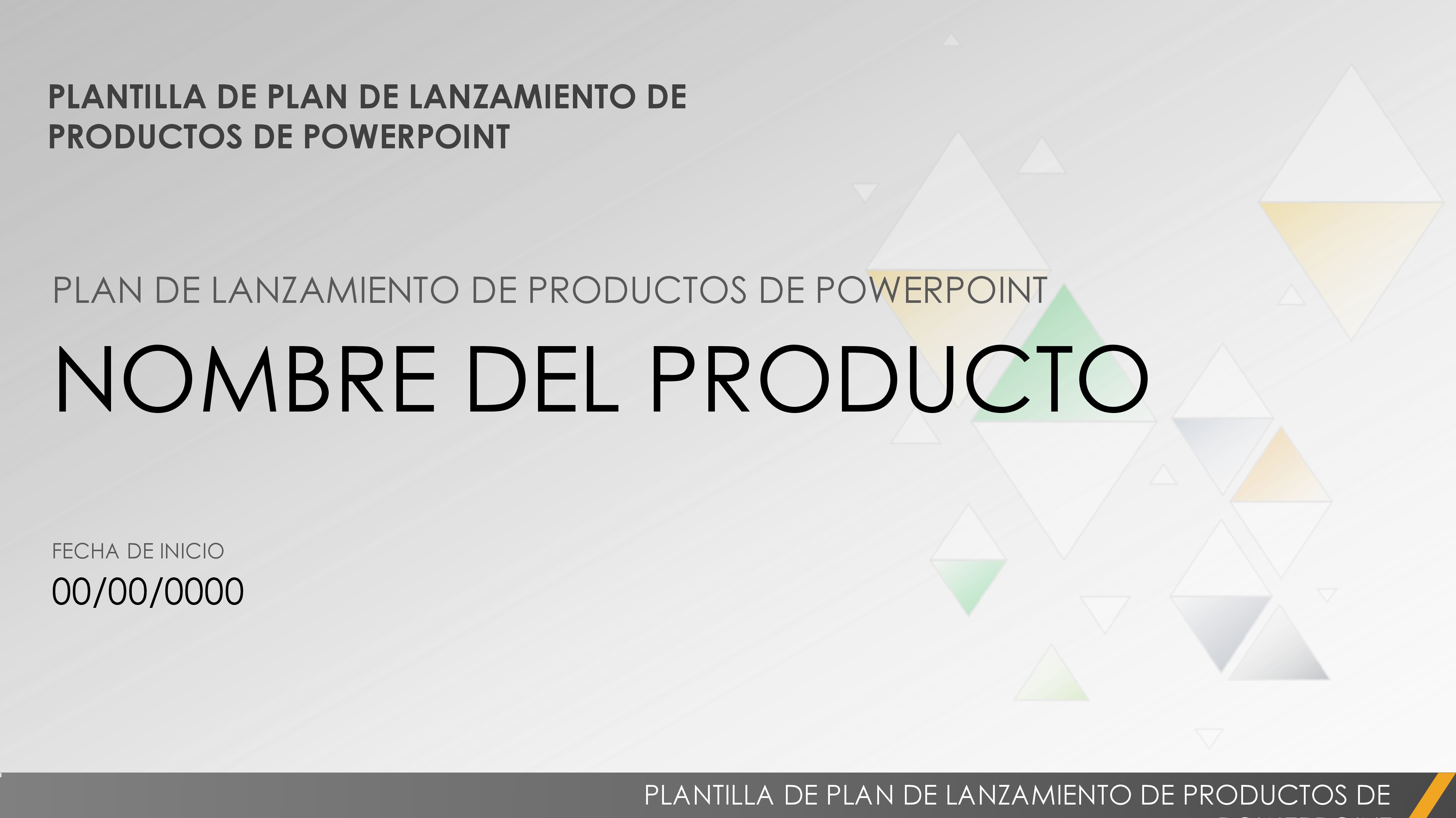  Plantilla de plan de lanzamiento de productos de PowerPoint