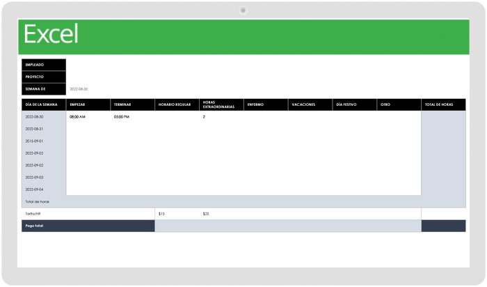 17 Plantillas Gratuitas De Tarjetas De Tiempo Y Planillas De Registro De Horas Smartsheet