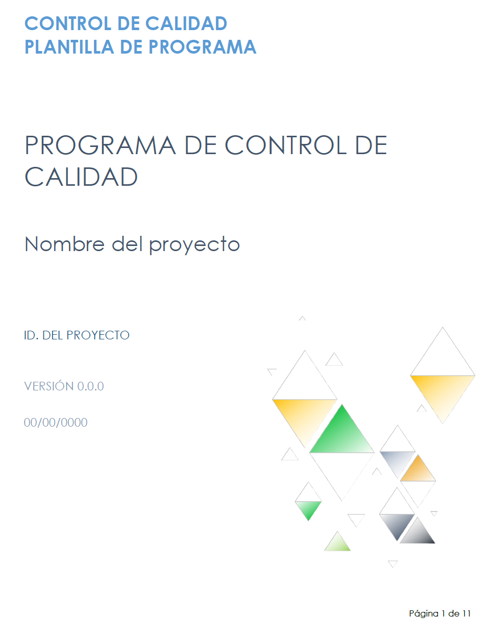 Programa de control de calidad