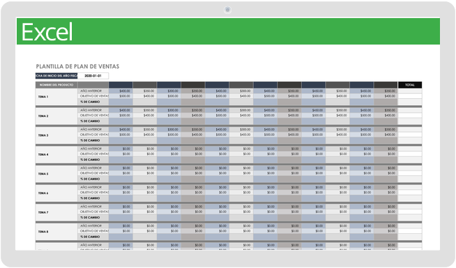 Plantillas gratuitas de planes de ventas | Smartsheet