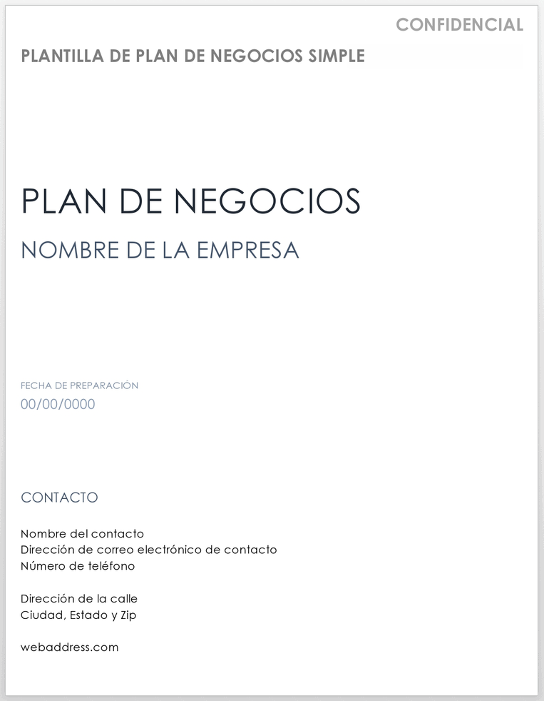 Plantillas gratuitas de plan de negocios simple | Smartsheet