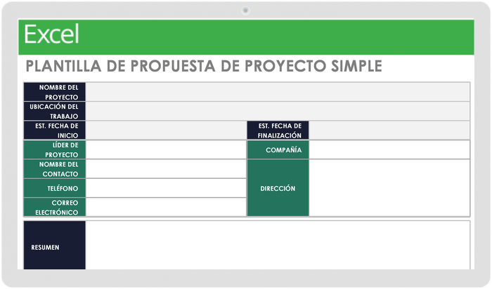 Plantilla de Propuesta de Proyecto Simple