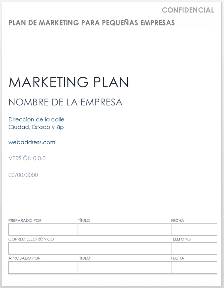 PLAN DE MARKETING PARA PEQUEÑAS EMPRESAS