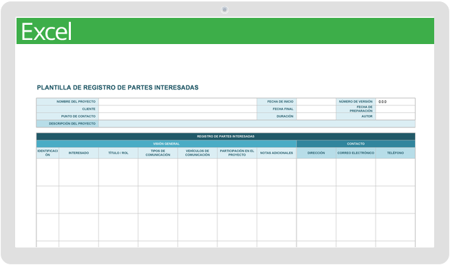 Plantillas Gratuitas De Análisis De Partes Interesadas Smartsheet 3090