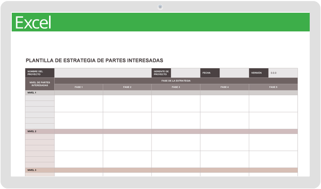 Plantillas Gratuitas De Análisis De Partes Interesadas Smartsheet 5185