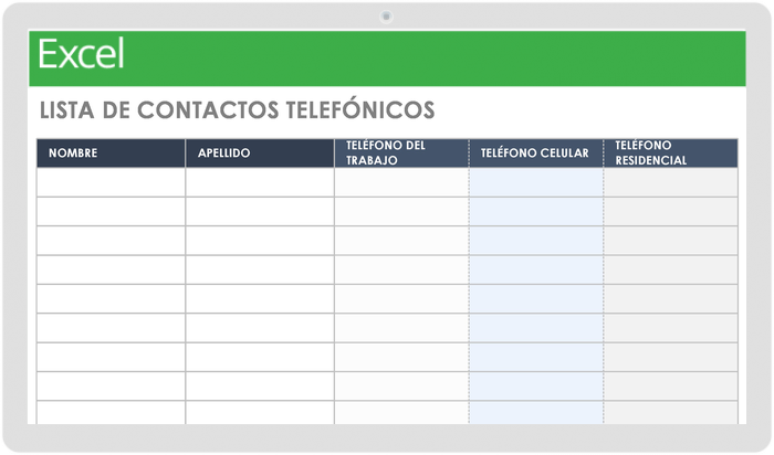  Agenda Telefónica Abecedario: Libreta de direcciones y