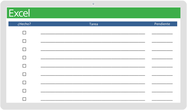 Plantillas Gratuitas De Listas De Tareas Pendientes En Excel 8291