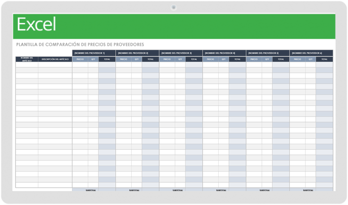 Plantillas De Lista De Precios Gratis Smartsheet