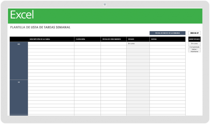 Weekly Task List - ES