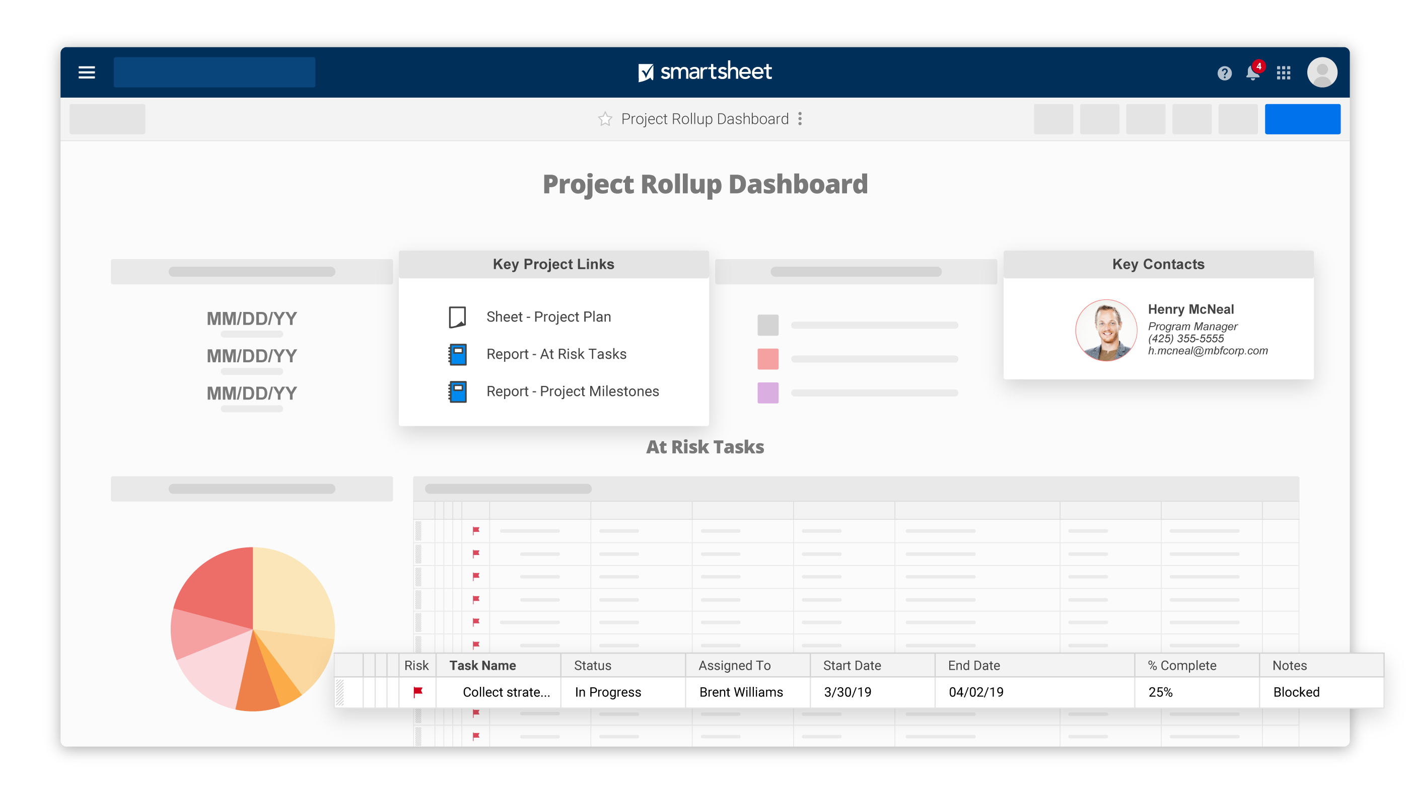 Soluciones Para Gestión De Proyectos Empresariales De Smartsheet