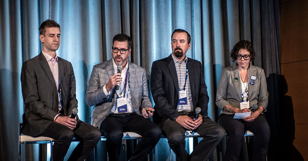 Smartsheet ENGAGE'18 customer panel for the construction industry